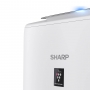 Sharp UA-KIN50E-W - zoom na logo výrobce a Plasmacluster